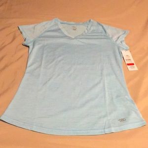 Leg3nd brand light blue Women’s Performance T shirt size small